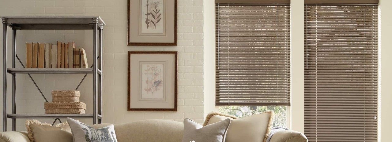 Benefits of aluminum blinds, Hunter Douglas Modern Precious Metals® Aluminum Blinds near Oklahoma City, Oklahoma (OK)