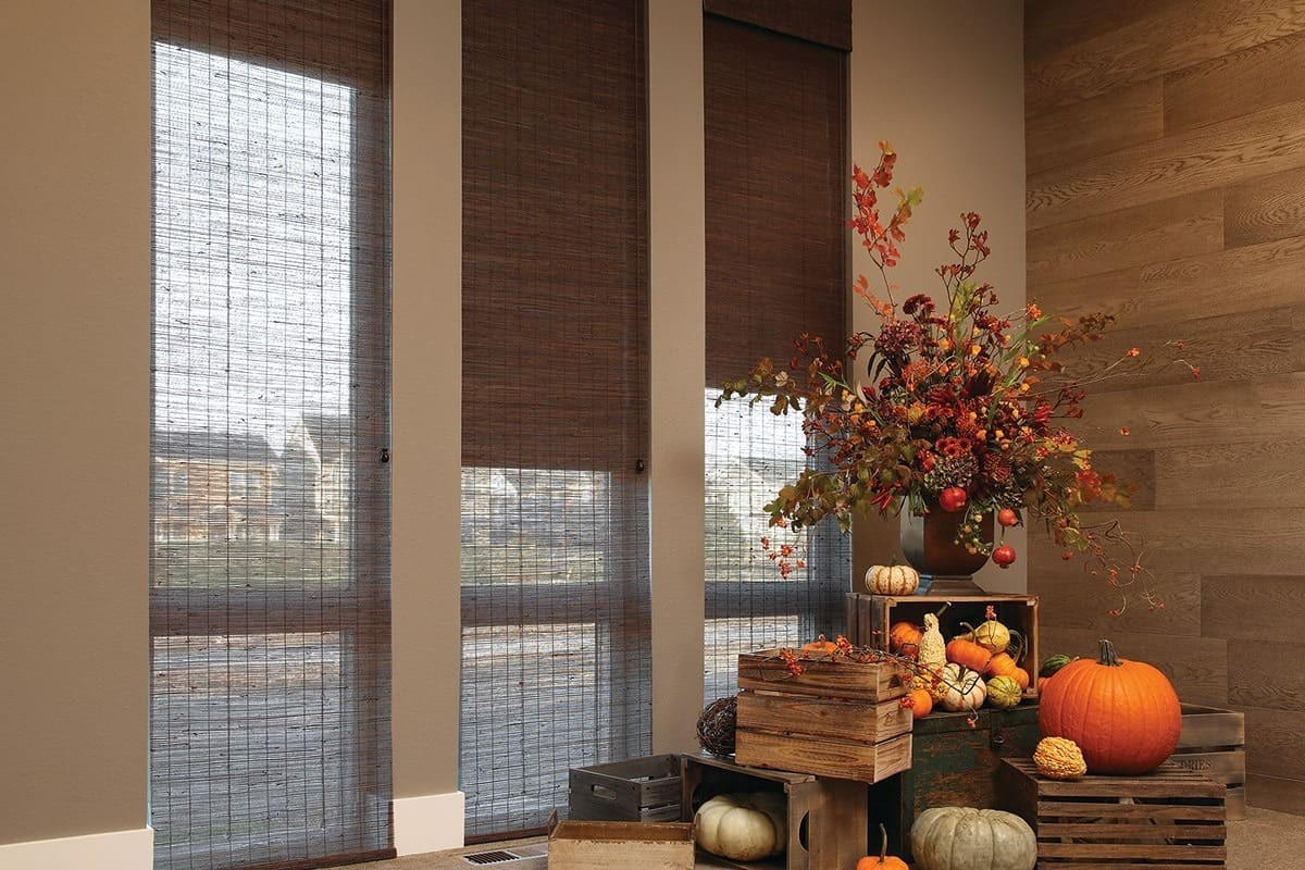 Hunter Douglas Provenance® Woven Wood Shades, natural shades, bamboo blinds near Oklahoma City, Oklahoma (OK)